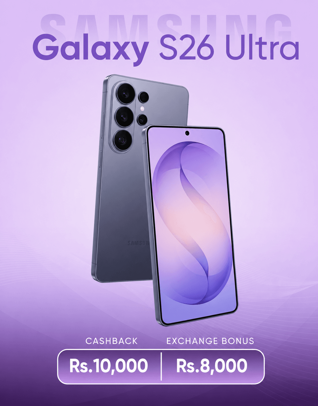 Samsung S26 Ultra PC Banner