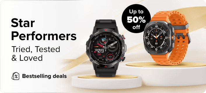 Smartwatch promotional banner